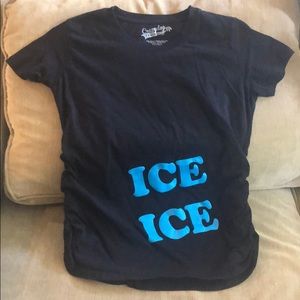 Maternity t-shirt ice ice baby